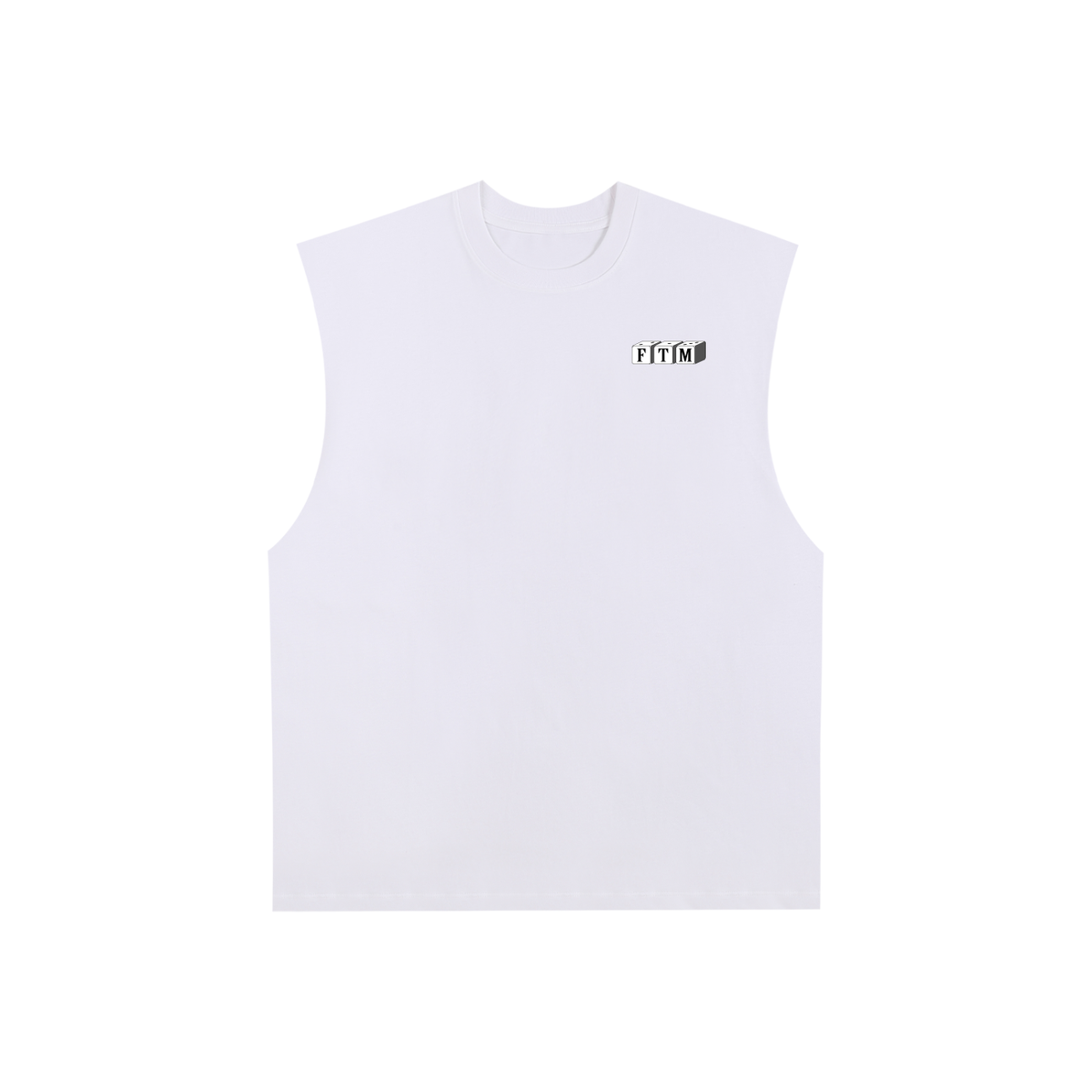 Moneyline Lock Raw-Edge Tank