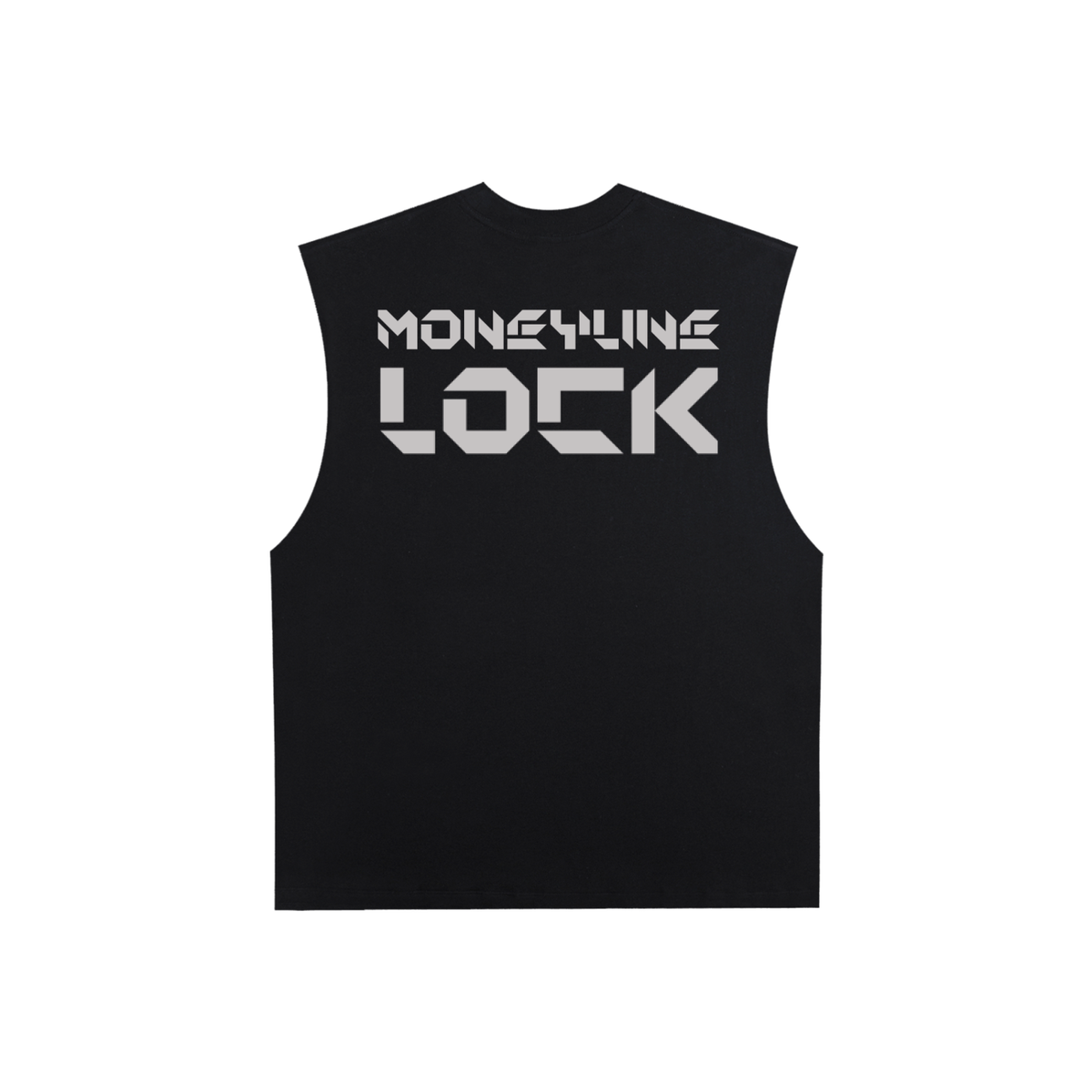 Moneyline Lock Raw-Edge Tank