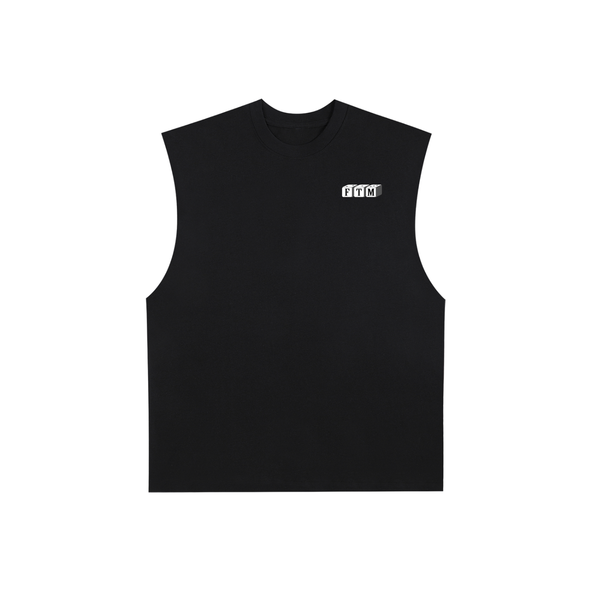 Moneyline Lock Raw-Edge Tank