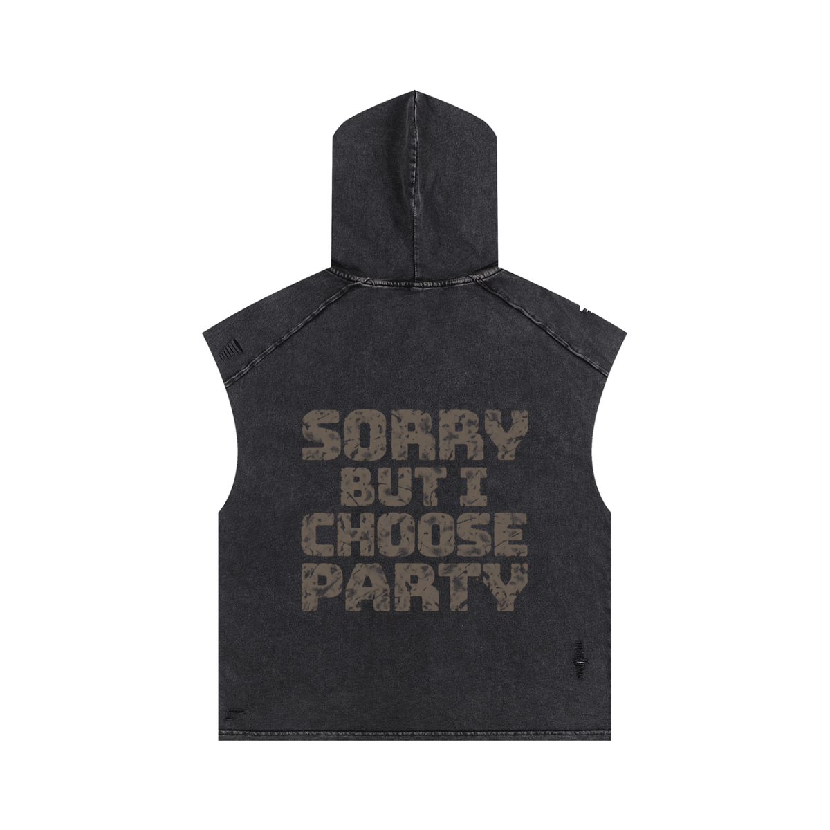 APOLOGY Boxy Hooded Tank Top