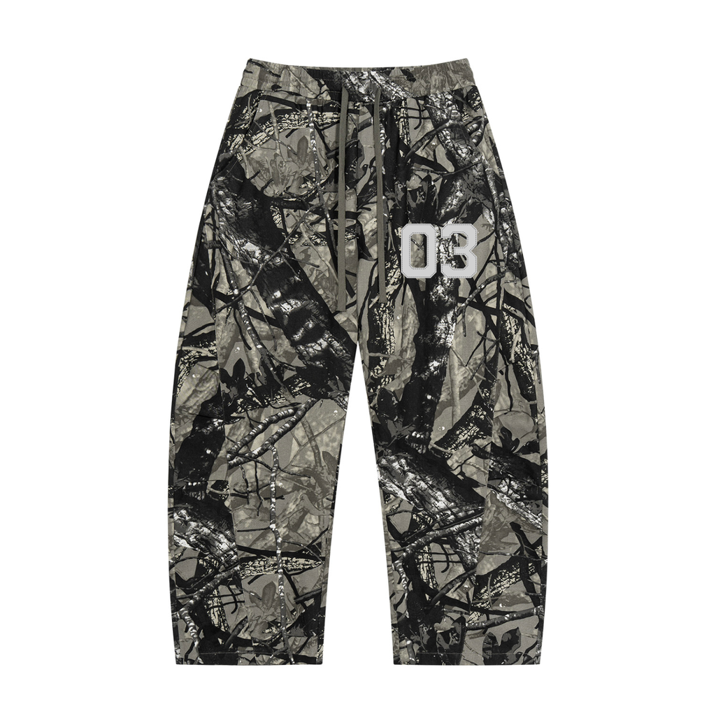 TRIO SQUAD off-grid camo barrel pants