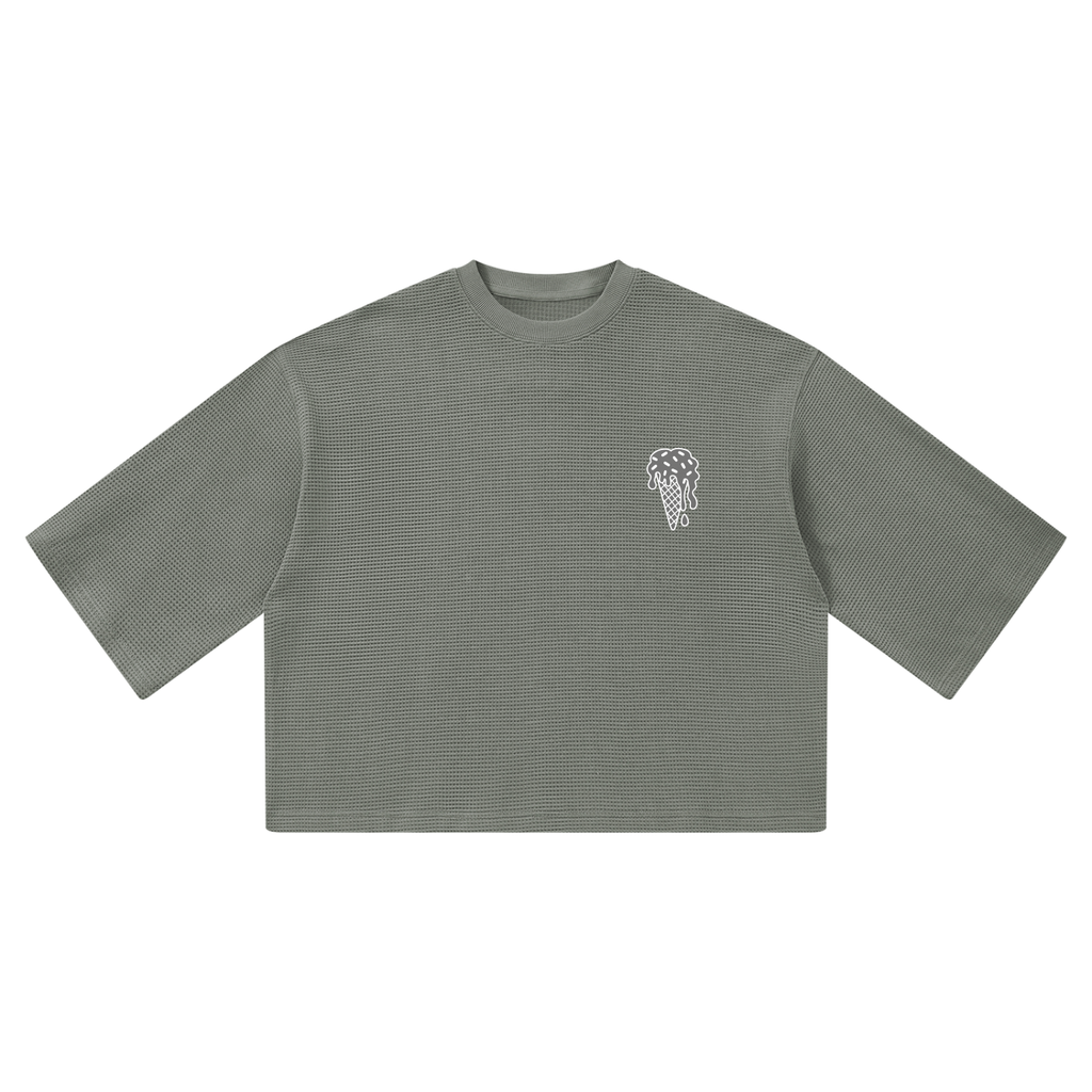 EVERYTHING CHANGES Waffle Boxy T-Shirt