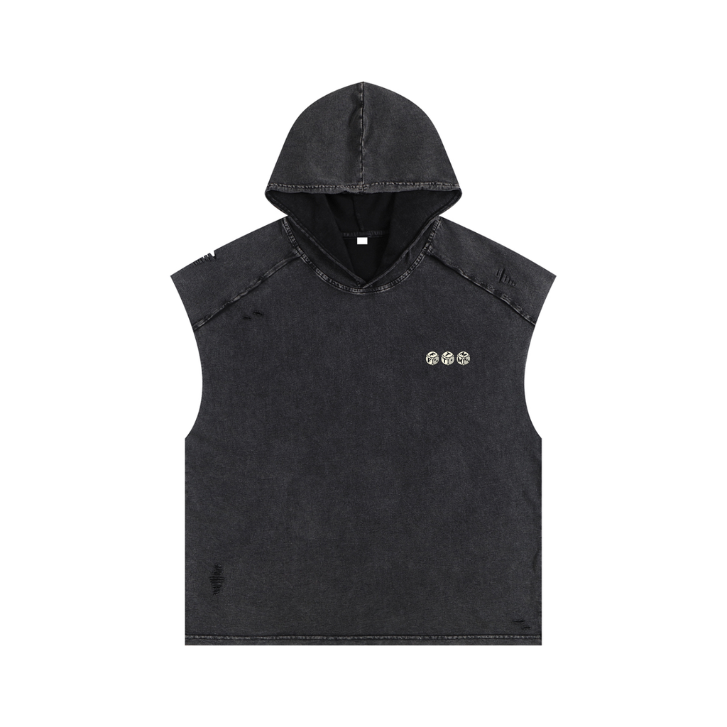 APOLOGY Boxy Hooded Tank Top