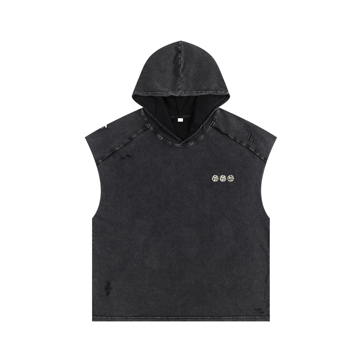 APOLOGY Boxy Hooded Tank Top
